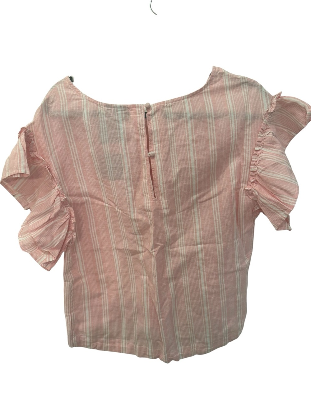 Kaari Blue pink and white striped linen/cotton NWT shirt pant set top S pants M